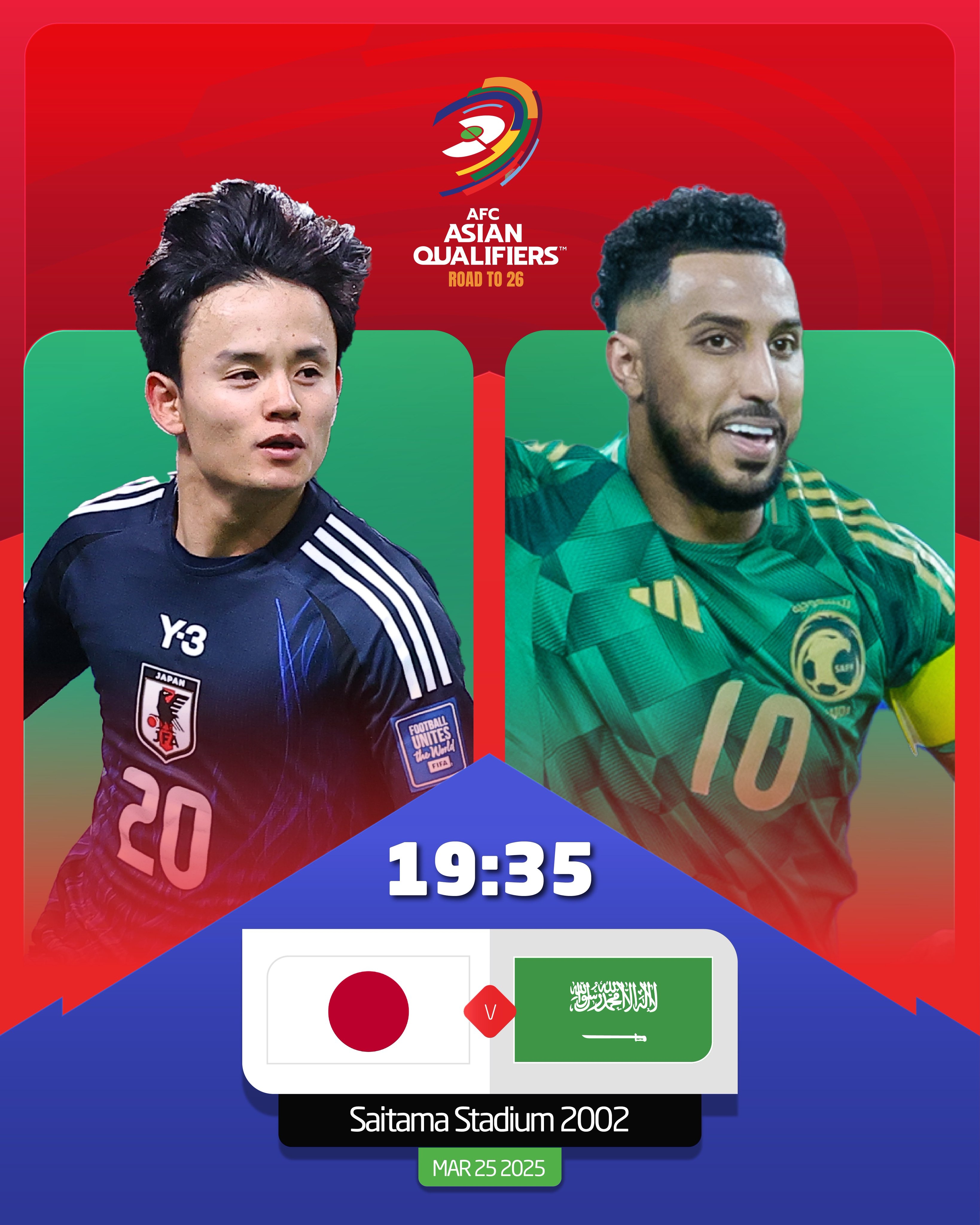  日本vs沙特首發(fā)：久保建英、前田大然、遠(yuǎn)藤航出戰(zhàn)，多薩里先發(fā)