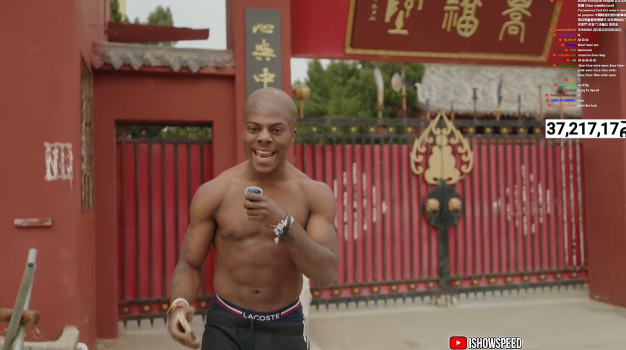  光頭造型！Speed中國行來到鄭州少林寺，上香拜佛學(xué)功夫